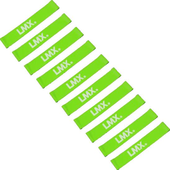 LMX Mini Bande de Résistance - Léger - Vert - 10 pièces