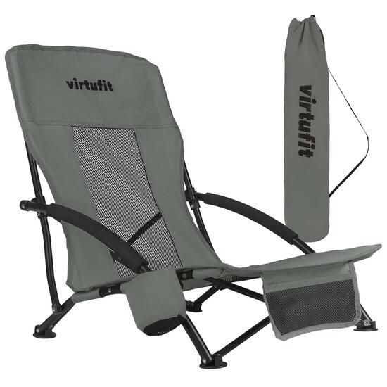 Chaise de Plage Beach - Pliable - Gris