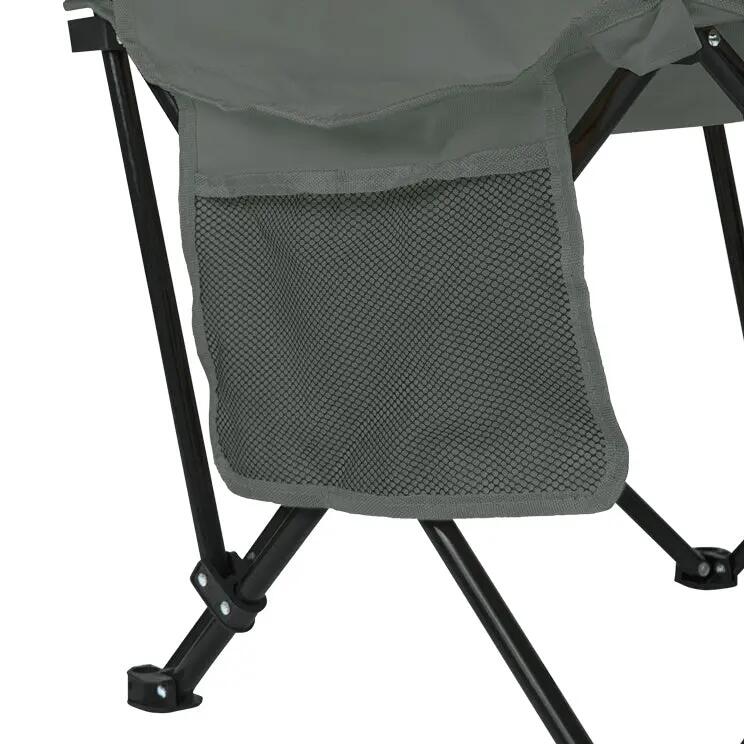 Chaise Pliante Camping - Avec repose-pieds - Gris 7/8