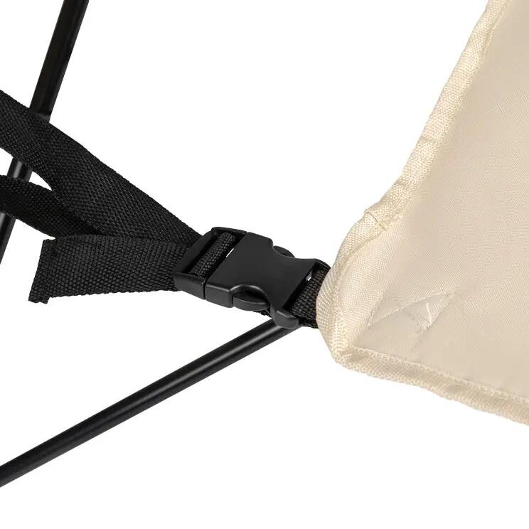 Sedia da campeggio - Pieghevole - Con poggiapiedi - Beige 6/8
