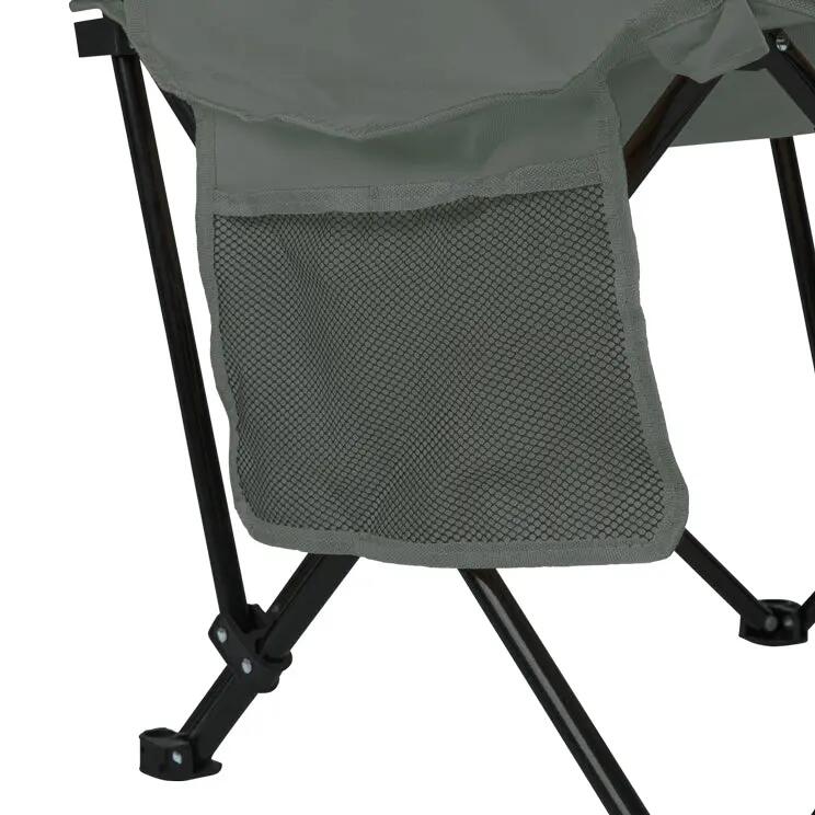 Klappbarer Campingstuhl - grau - 2er Set 7/7
