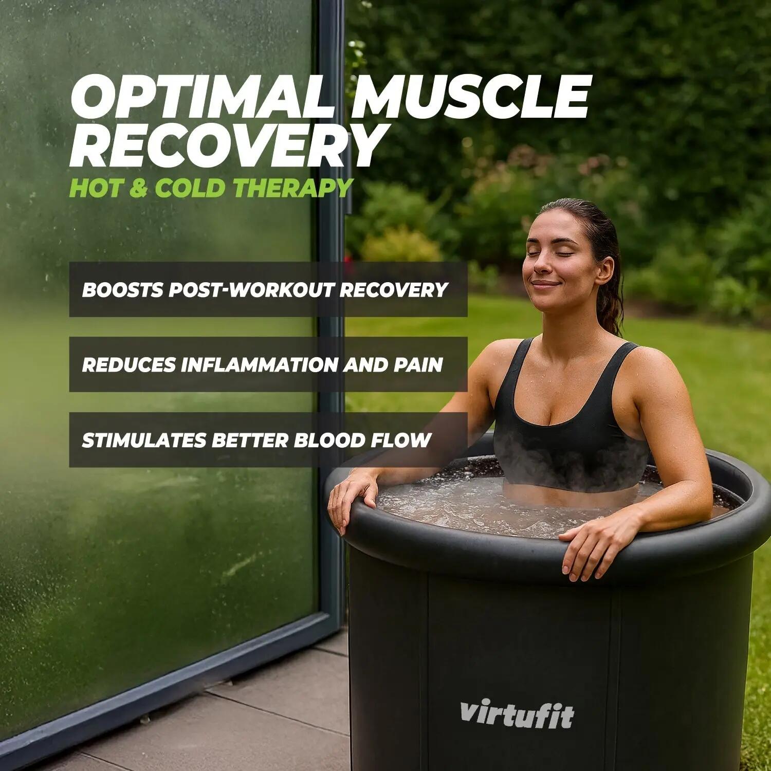 Ice Bath XXL 375 literes jégkád Antracit 4/7