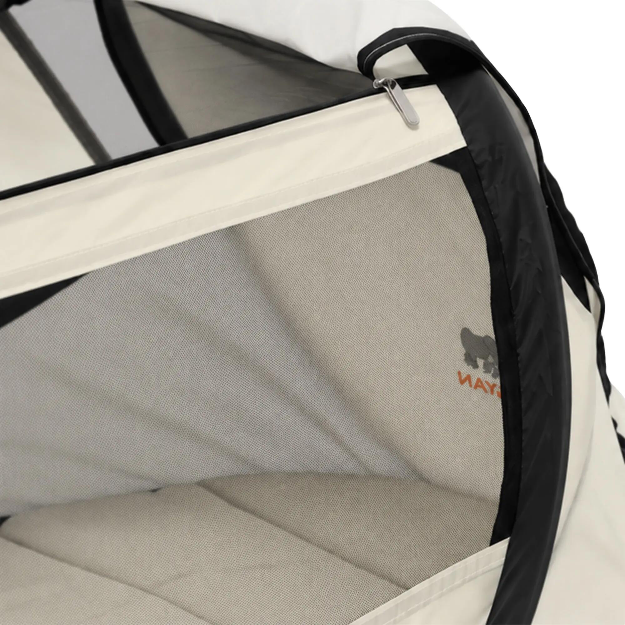 Lettino da viaggio BabyBox - Tenda pieghevole per bebè - 0-2 anni - Avorio 5/7