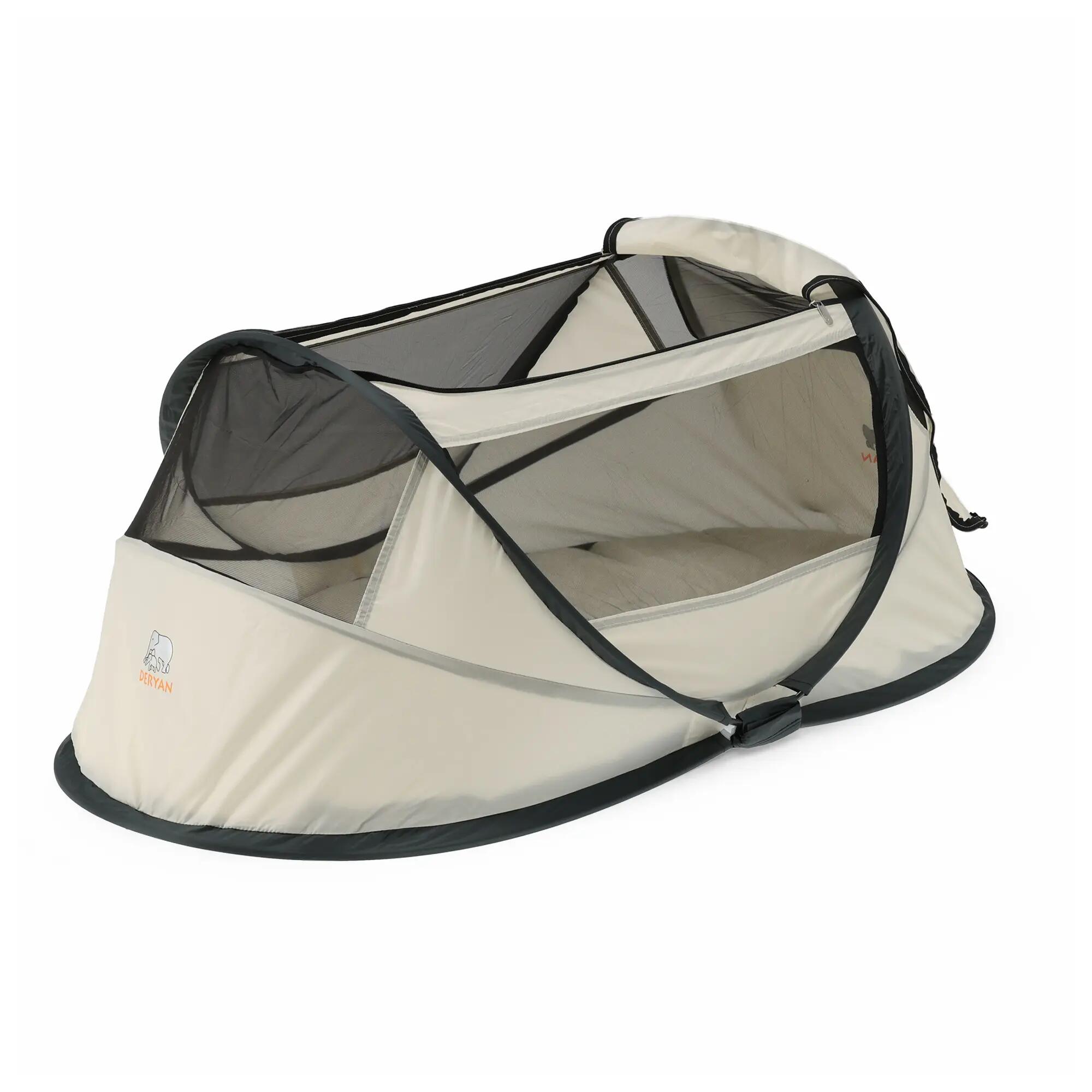 BabyBox Campingbedje - Opvouwbare Babytent - 0-2 jaar - Crème 2/7