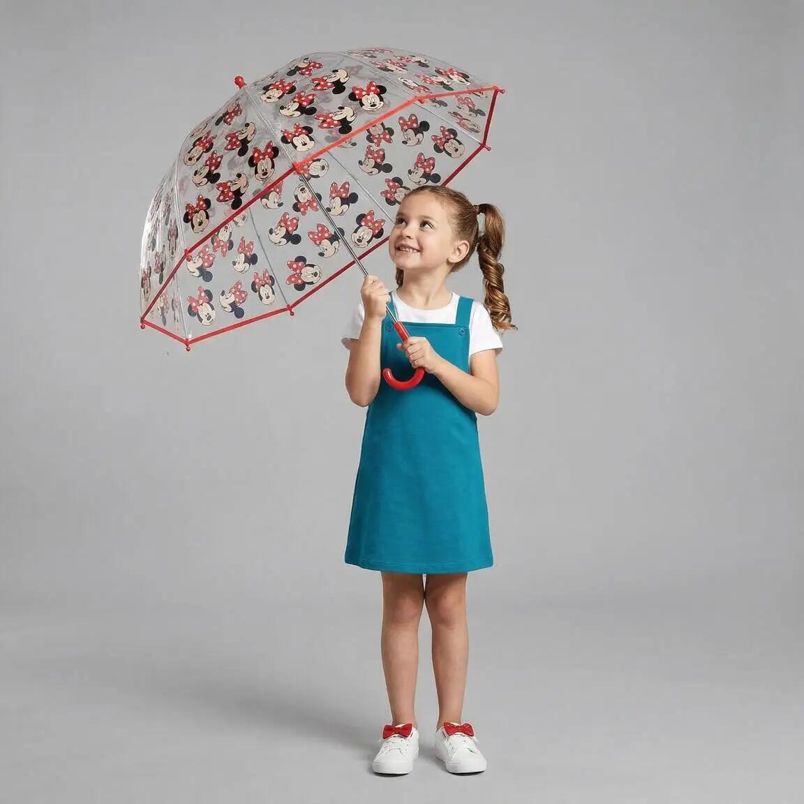 Ombrello a Bolla Minnie Mouse 2400-0512 Rosso 5/6