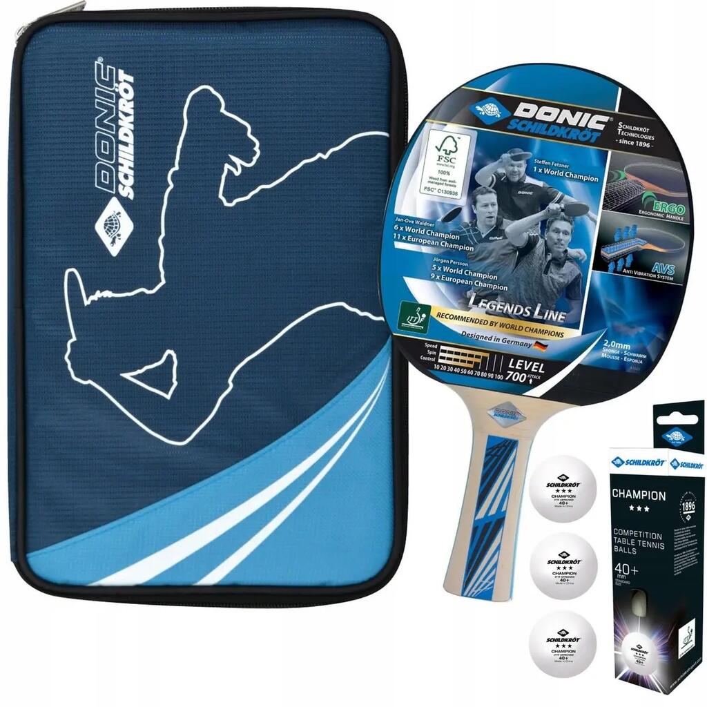 Table Tennis Set Legends 700 + Donic-Schildkröt + Premium Quality