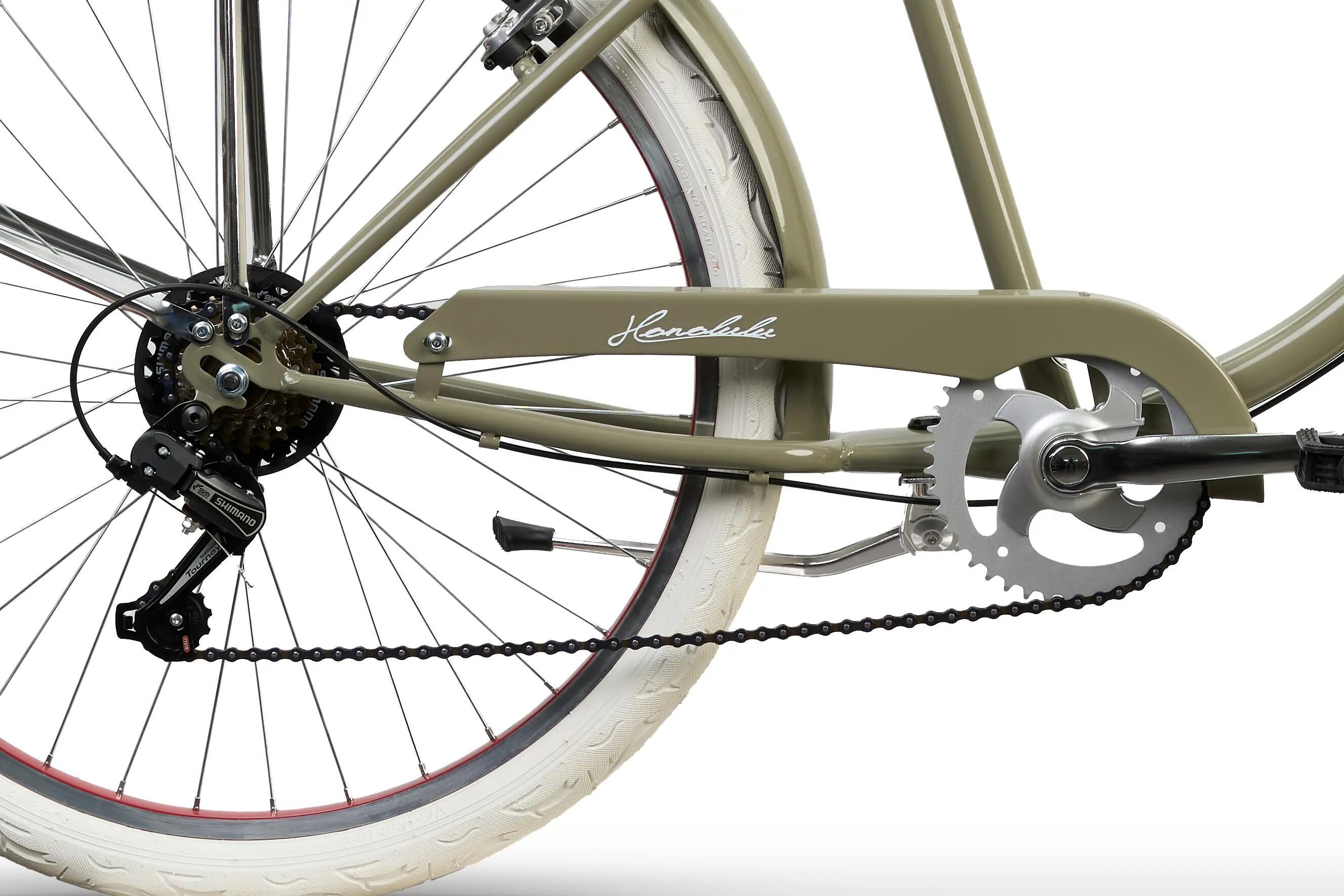 Rower Miejski Cruiser Męski HONOLULU 26" Shimano 6 Przerzutek Lekki 4/6
