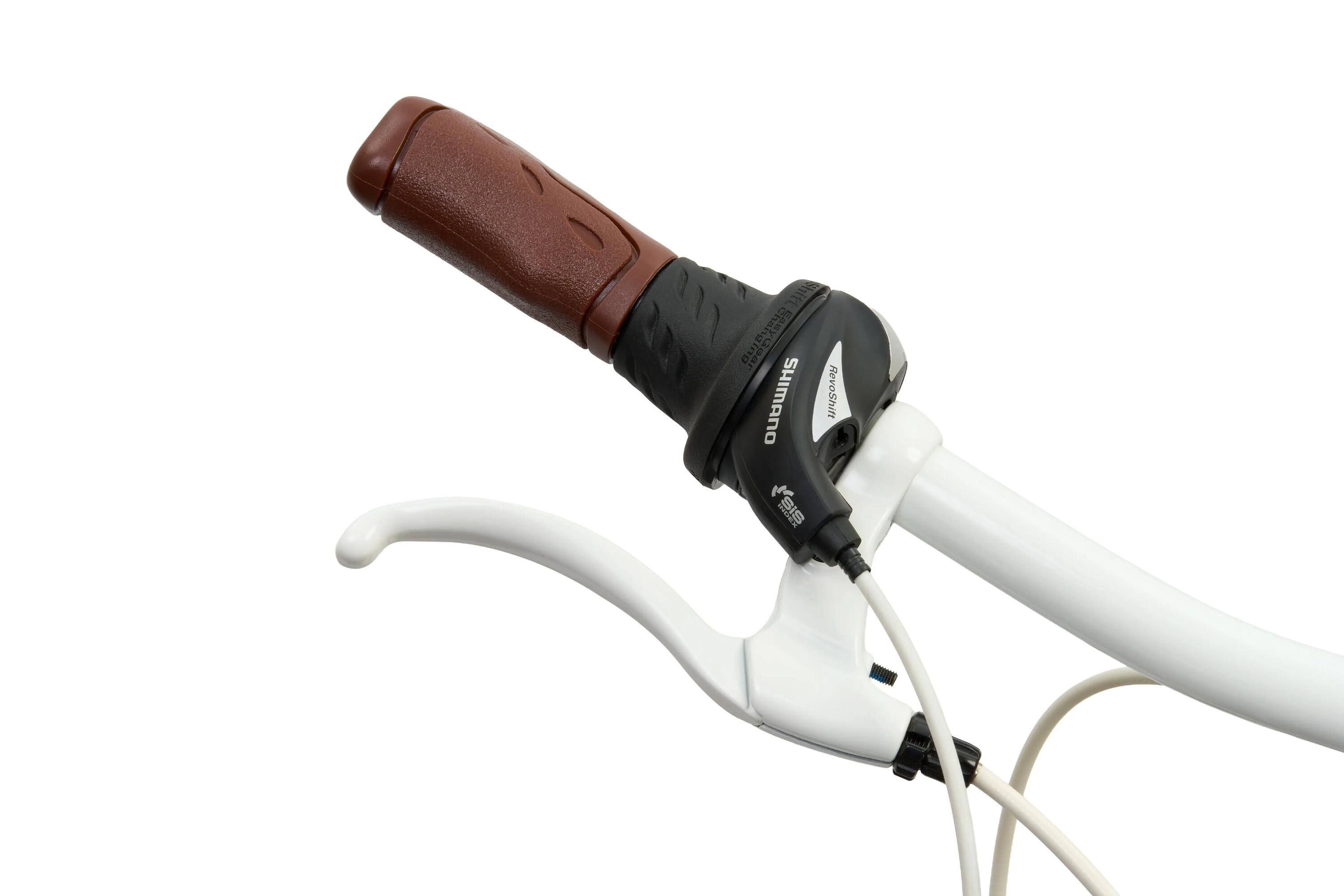 Rower Trekkingowy/Miejski 2w1 LIFE 28" Aluminiowa Rama 21 Biegów Shimano Biały 5/6