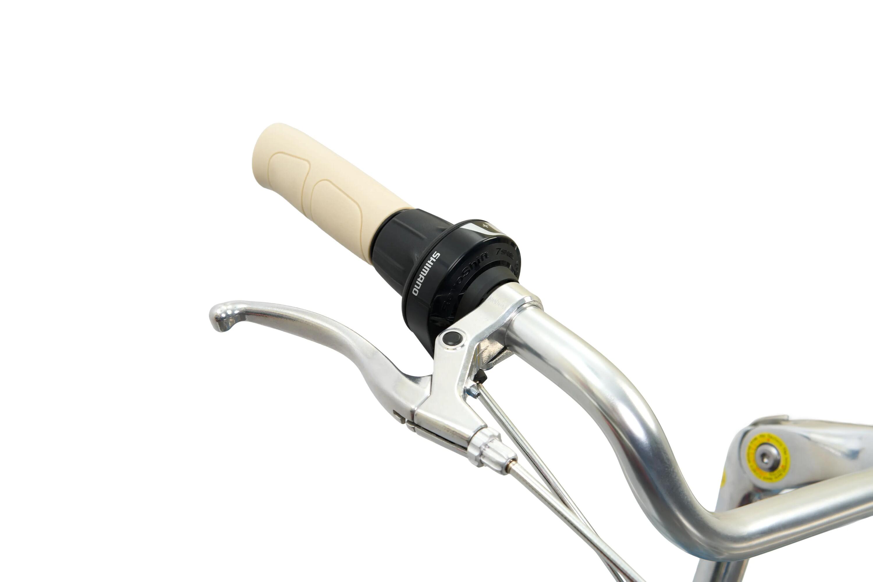 Rower Miejski Damski NEPTUNE 28" Shimano 6 biegów Lekki Różowy 5/7