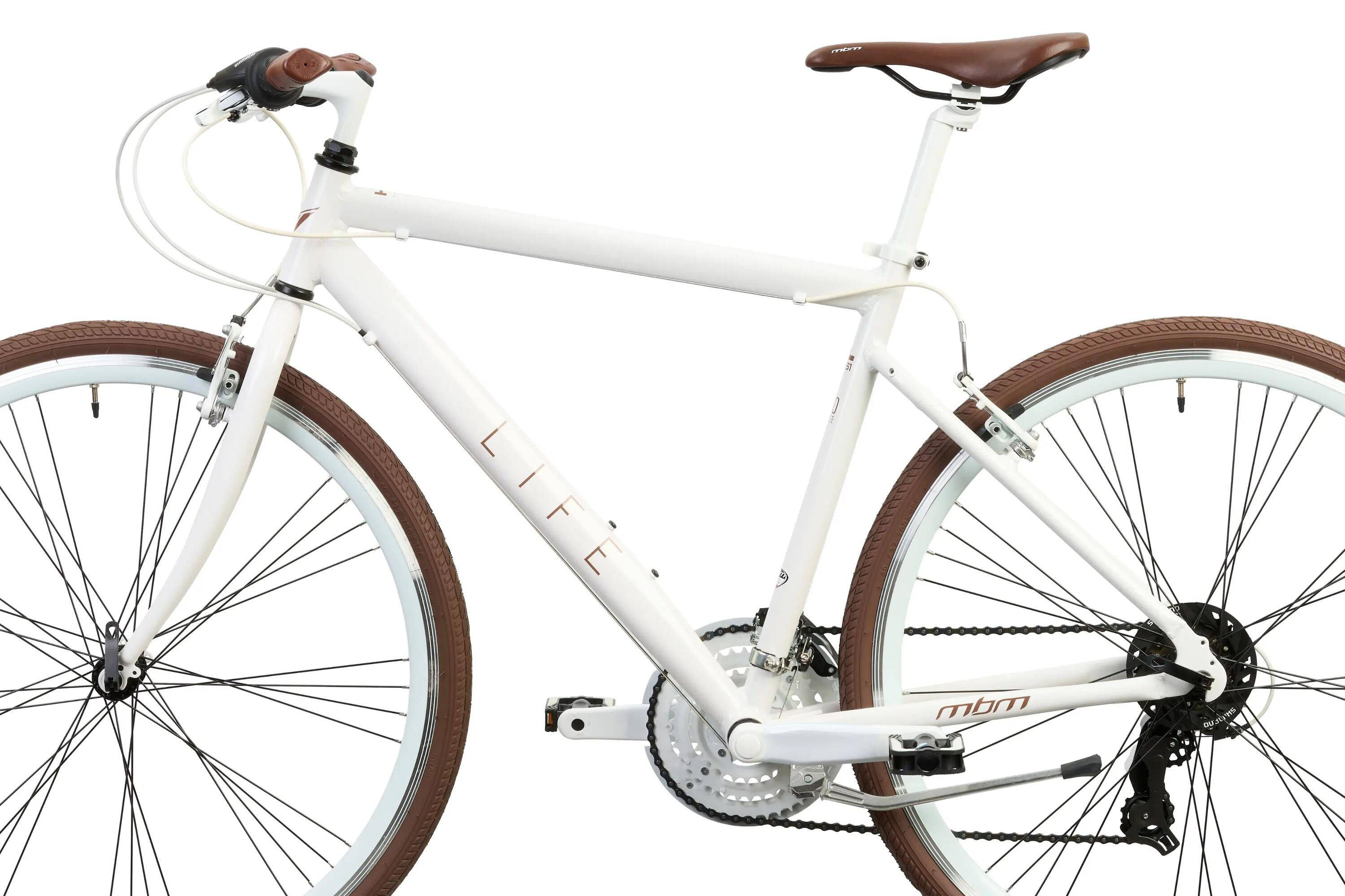 Rower Trekkingowy/Miejski 2w1 LIFE 28" Aluminiowa Rama 21 Biegów Shimano Biały 3/6