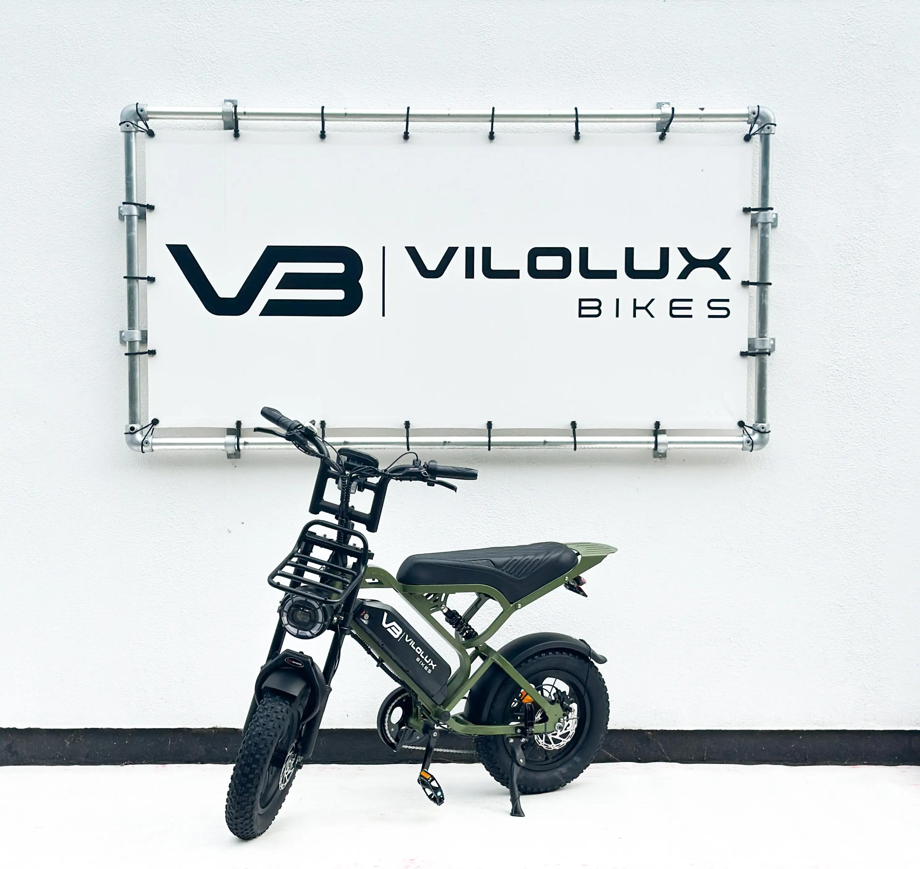Fatbike V20 MINI met voorrek - Army Green - Rijklaar geleverd 4/7