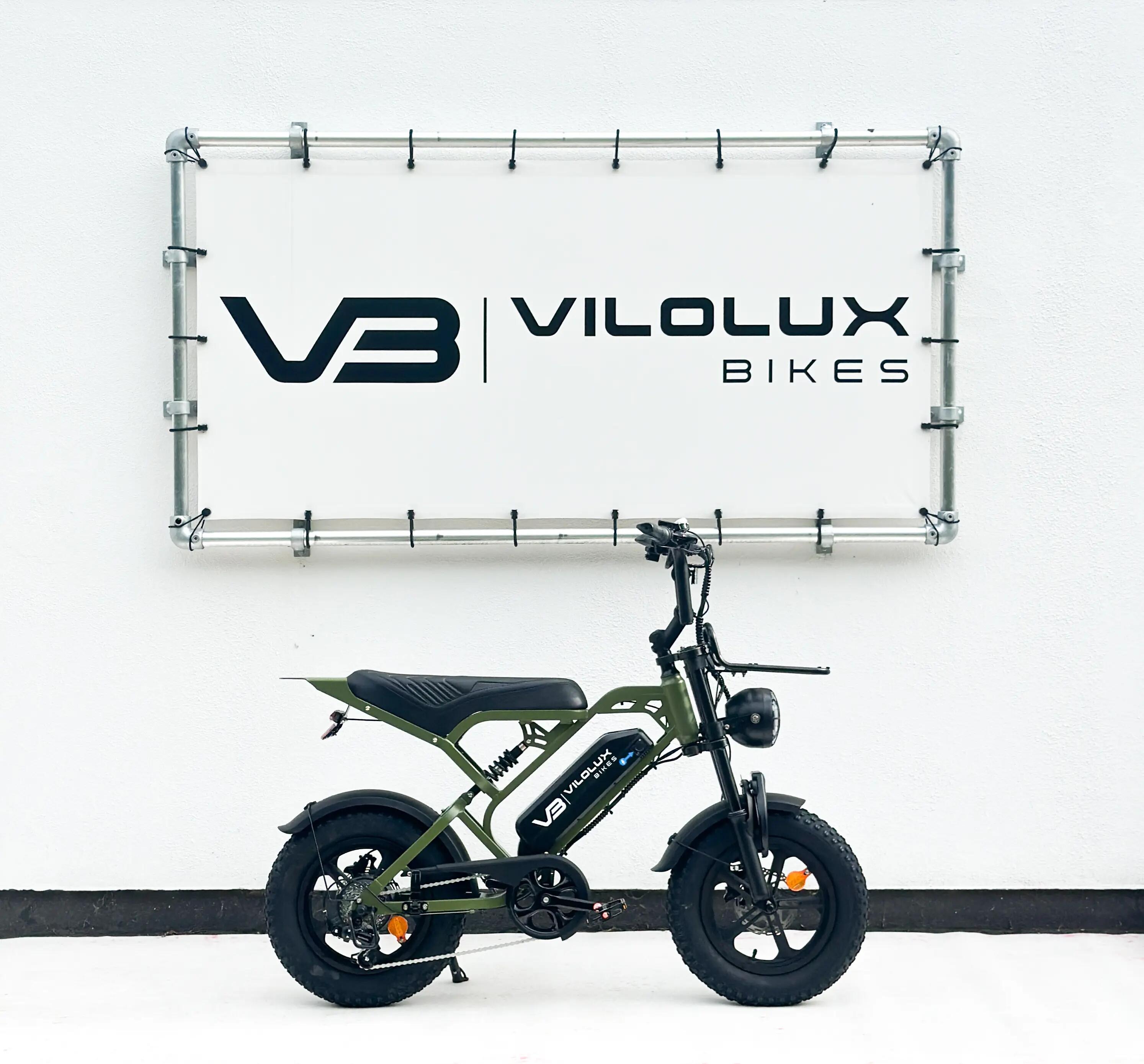 Fatbike V20 MINI met voorrek - Army Green - Rijklaar geleverd 3/7