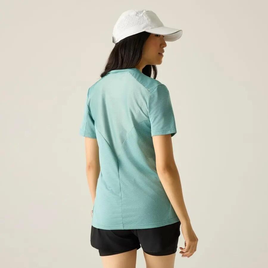 Demna Kurzarm-T-Shirt für Damen, meliert 3/7