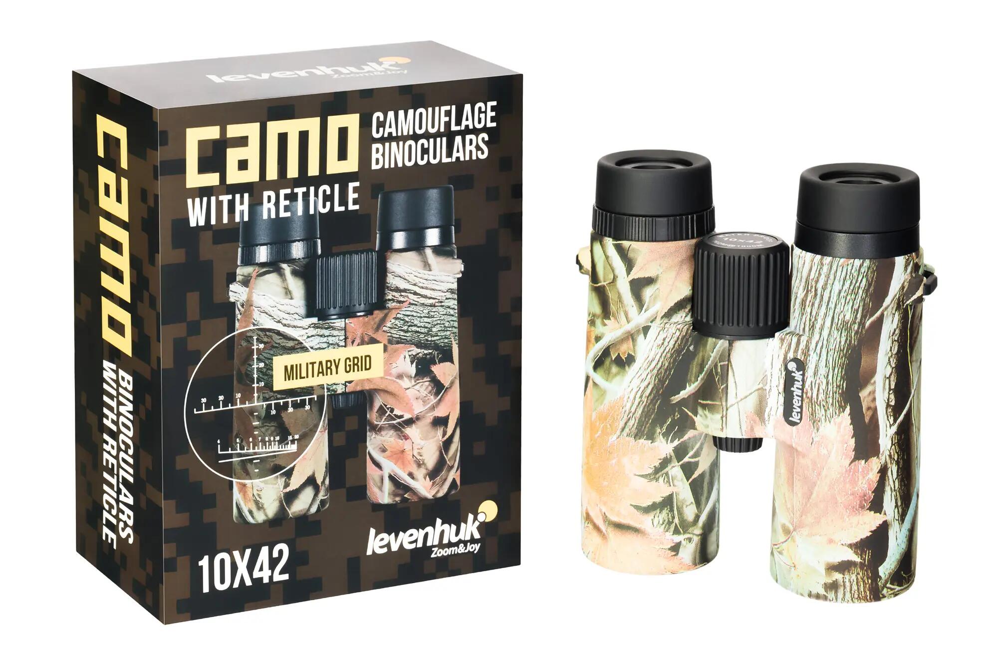 Verrekijker Levenhuk Camo 10x42 met richtkruis 5/13