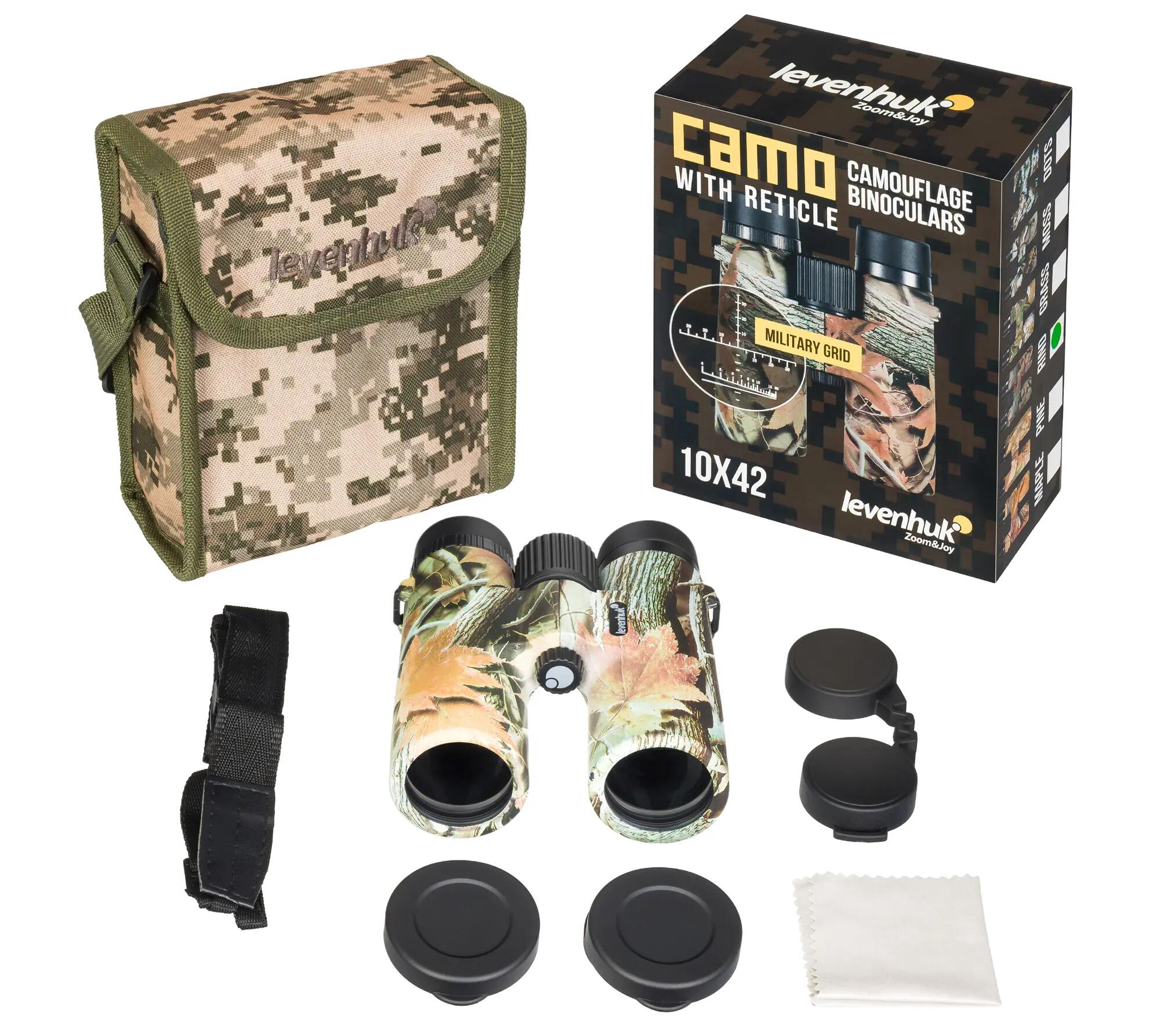 Verrekijker Levenhuk Camo 10x42 met richtkruis 4/13