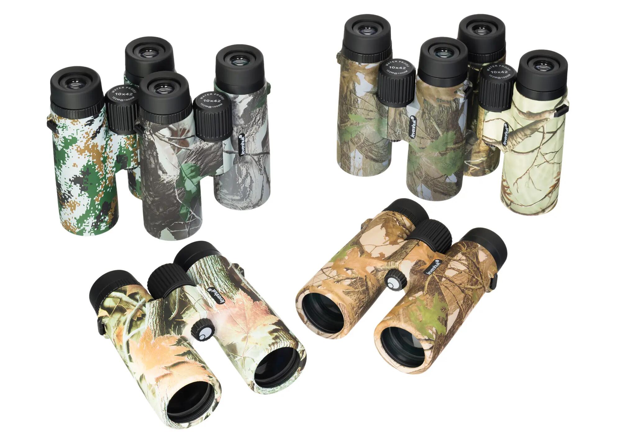 Verrekijker Levenhuk Camo 10x42 met richtkruis 3/13
