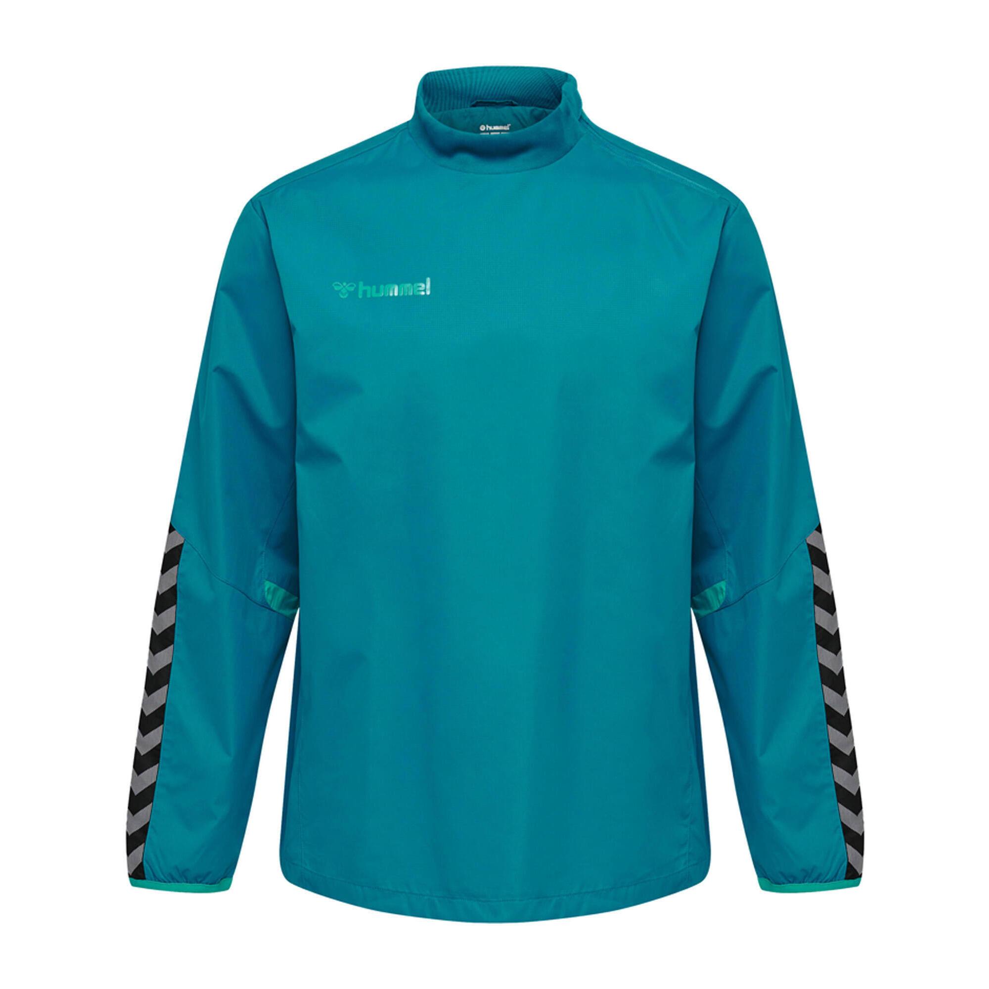 Hummel - Enfiler Zip Combinaison Hmlauthentic Enfant Hummel - Coupe Vent - Blanc|bleu|turquoise -  8 À 10 Ans - Decathlon