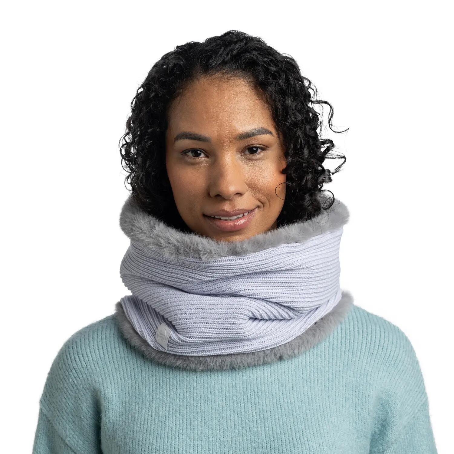Braga de cuello Knitted Comfort Mujer Buff Blanco ÚNICA 3/5
