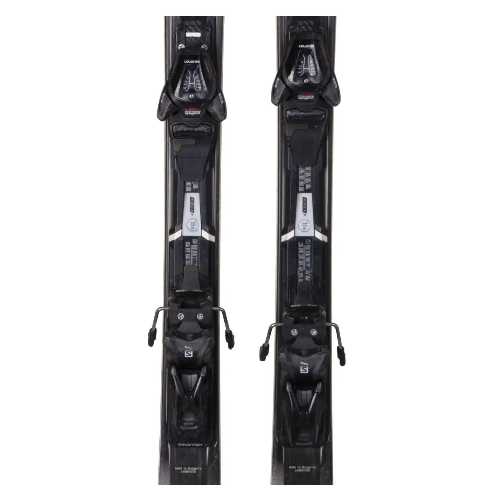 TWEEDEHANDS - Ski Occasion Salomon S Max 8 W + Fixations - GOEDE 3/4