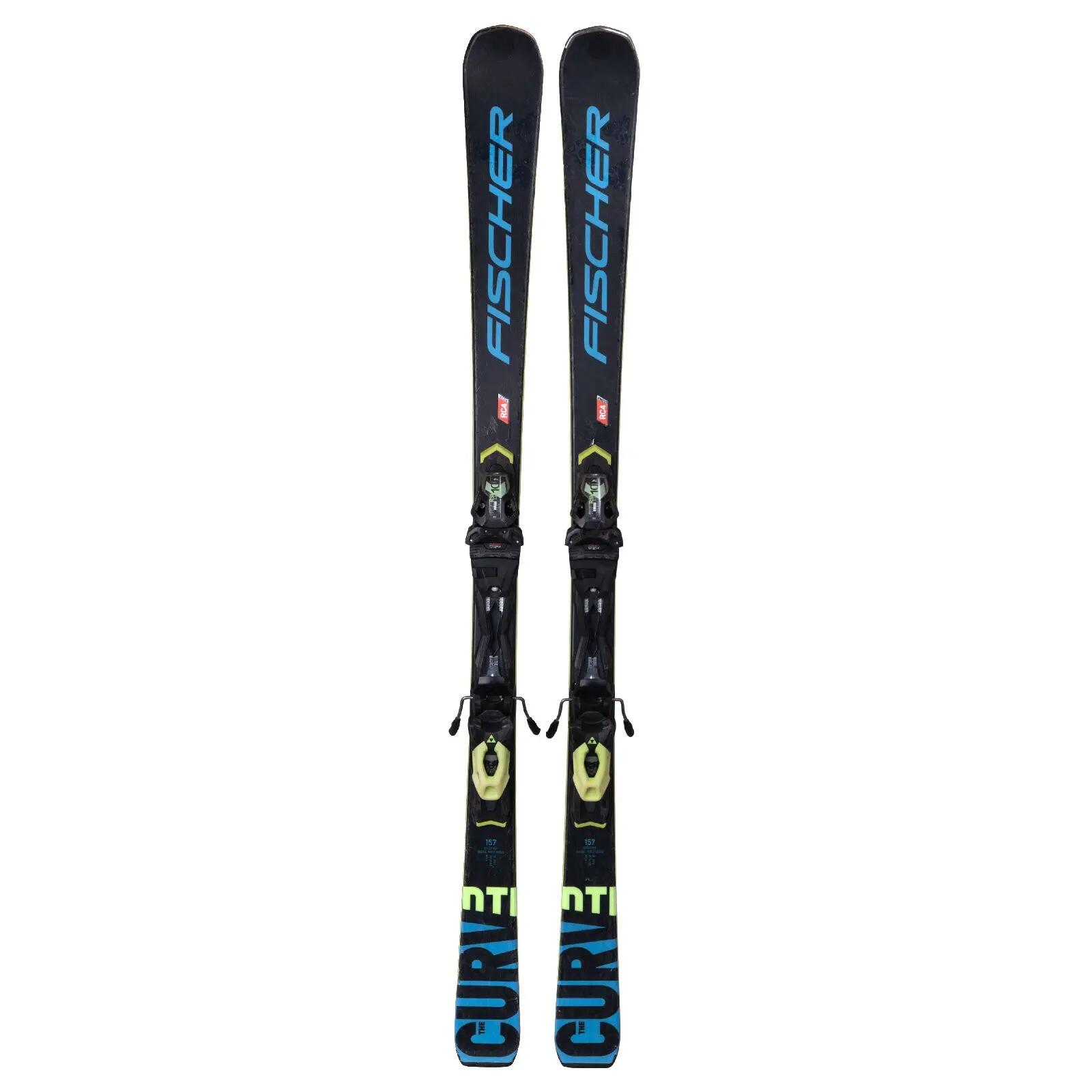 RECONDITIONNE - Ski Fischer The Curv Dti + Fixations 2/4