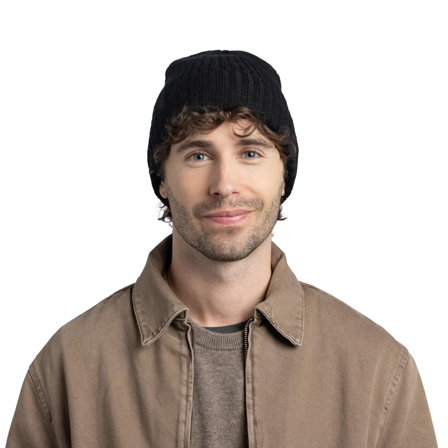 Bonnet tricoté Unisex Buff Noir TAILLE UNIQUE 5/7