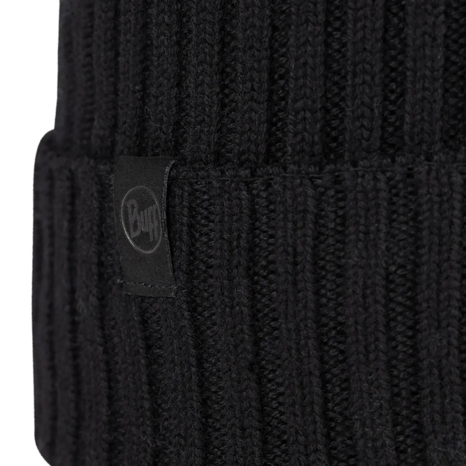 Bonnet tricoté Unisex Buff Noir TAILLE UNIQUE 2/7