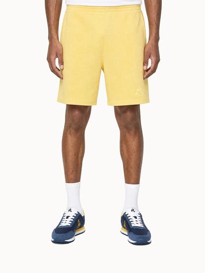 Short Essentiel en jersey de coton 240 g logo ton sur ton