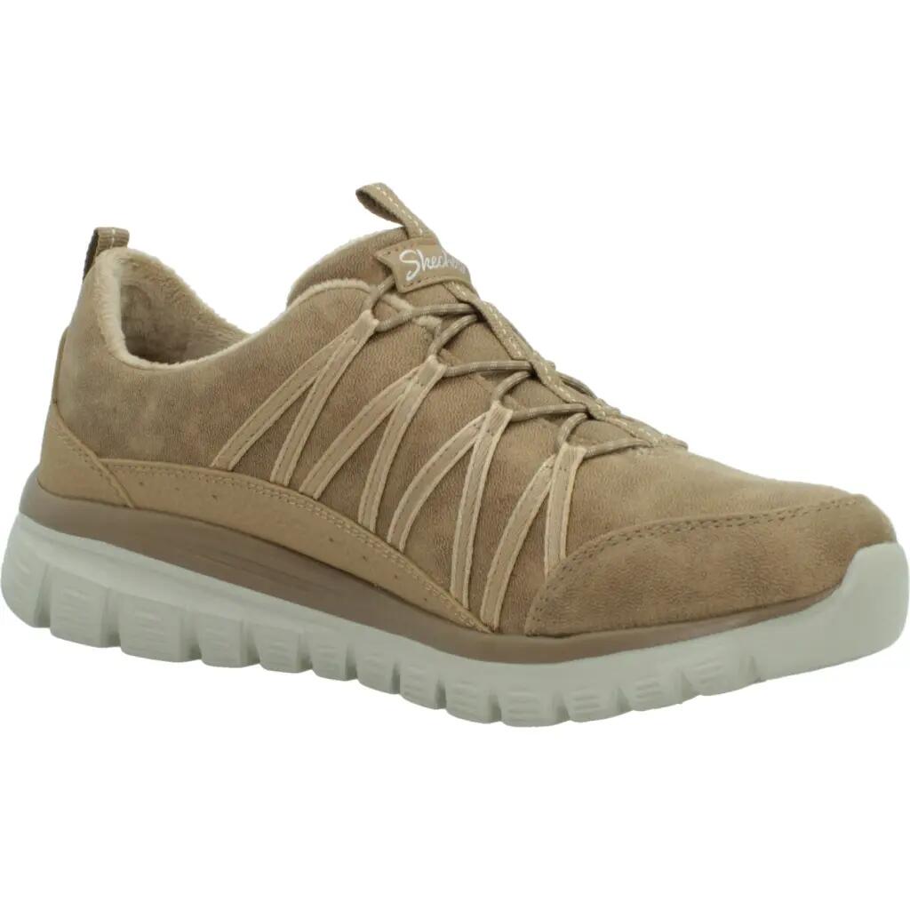 Zapatillas Mujer Skechers Graceful-cozy Hug Marrón 5/5