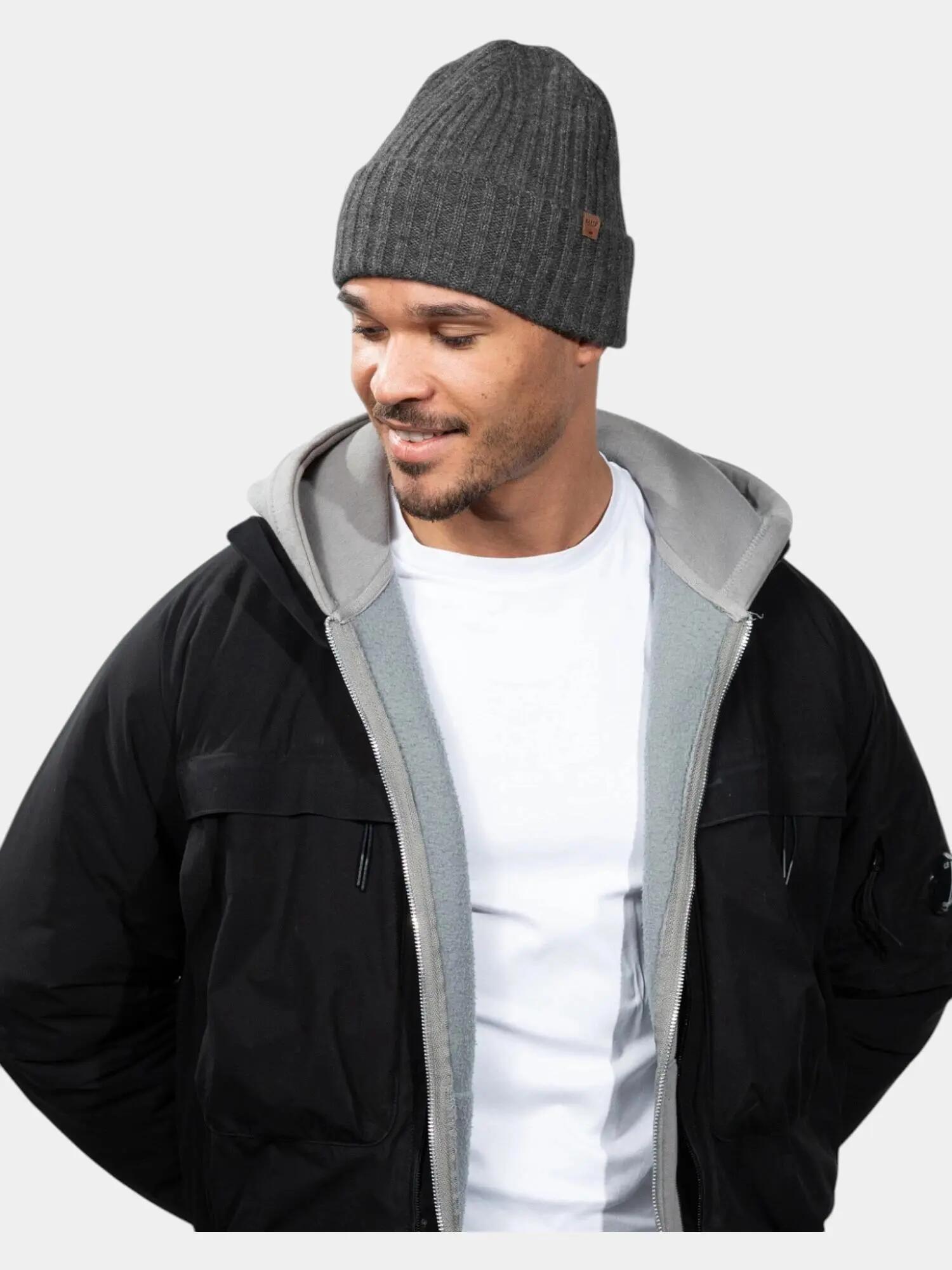 Bonnet Wyoni Beanie Dark Heather Homme 4/4