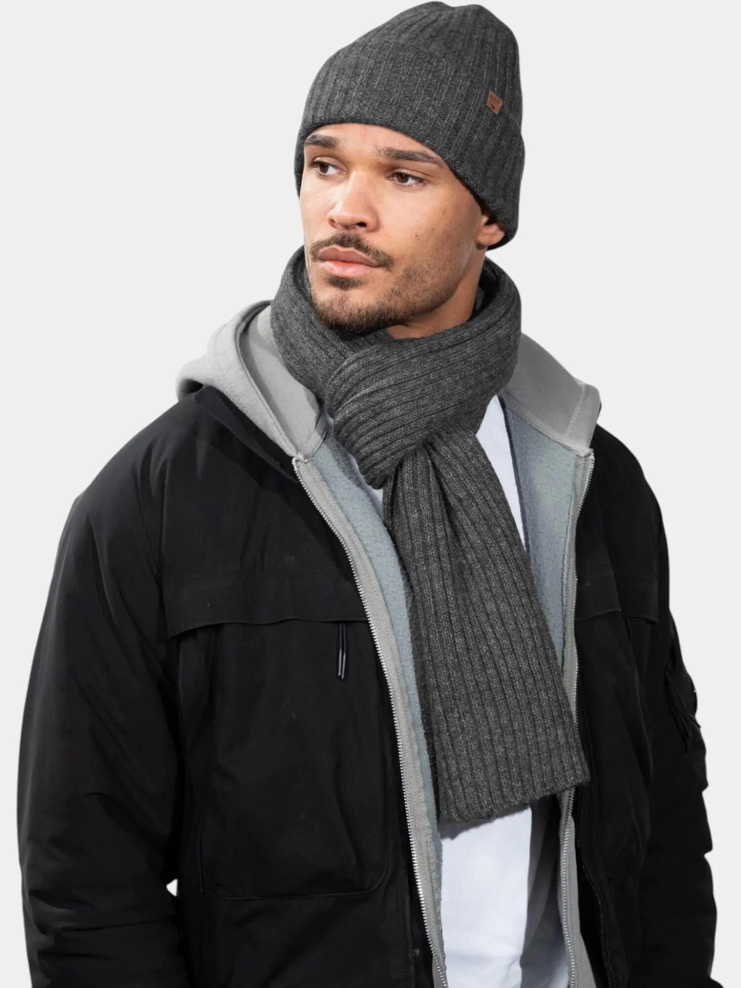 Bonnet Wyoni Beanie Dark Heather Homme 3/4