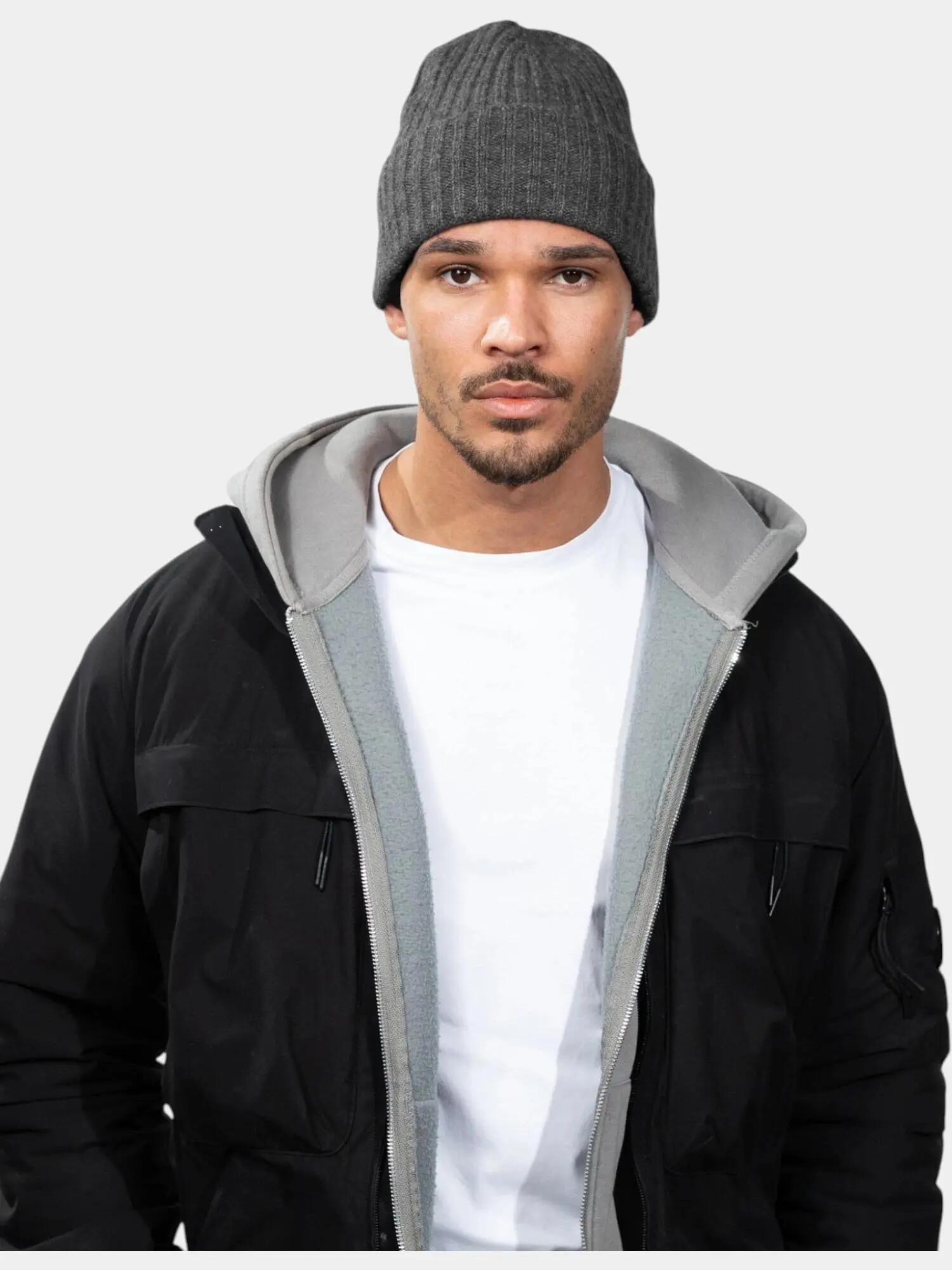 Bonnet Wyoni Beanie Dark Heather Homme 2/4