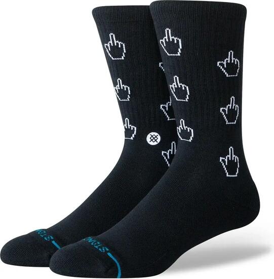 Chaussettes Stance Cursor Crew Noir