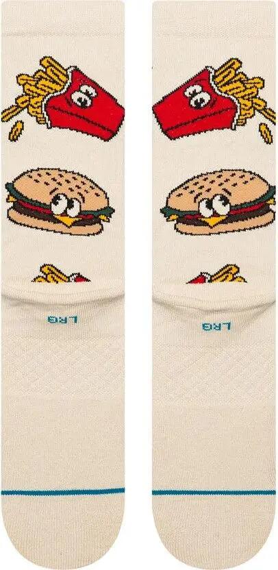 Calcetines Stance Combo Meal Crew beige 3/6
