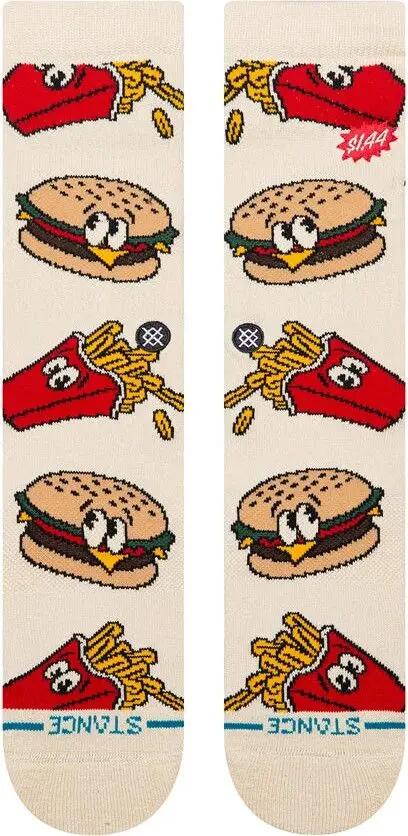 Calcetines Stance Combo Meal Crew beige 2/6