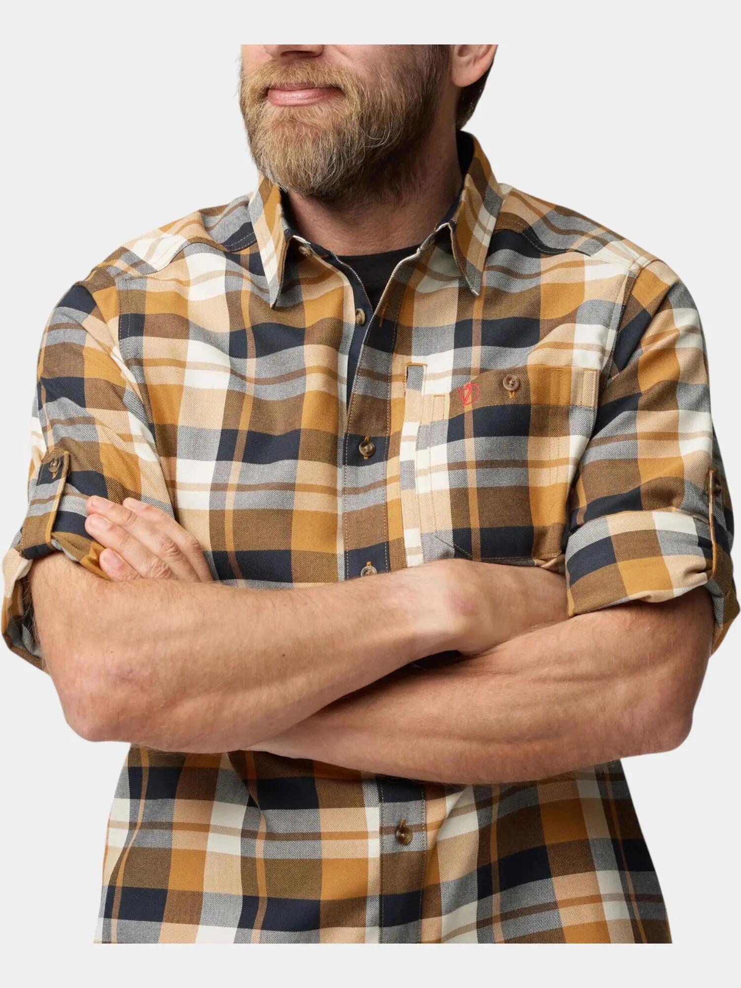 Camasa cu maneci lungi Fjällglim Relaxed Shirt M barbati 5/7