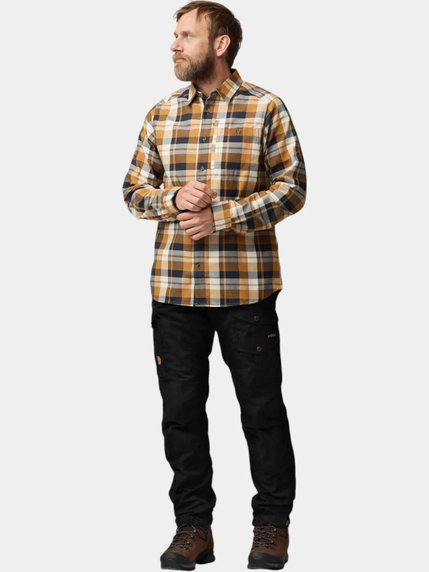 Camasa cu maneci lungi Fjällglim Relaxed Shirt M barbati 4/7