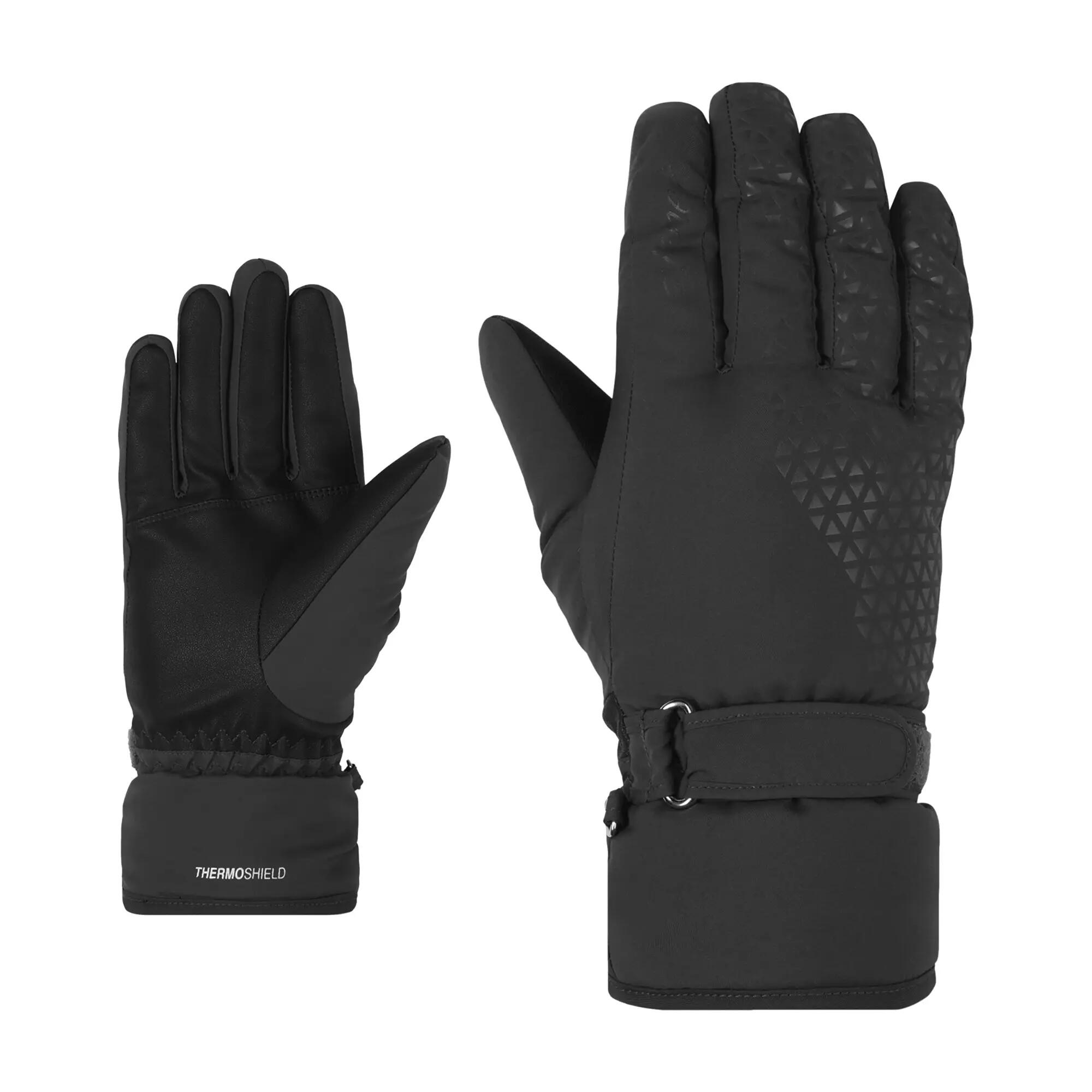 Luvas de esqui femininas ZIENER Kisar Aquashield 1/4