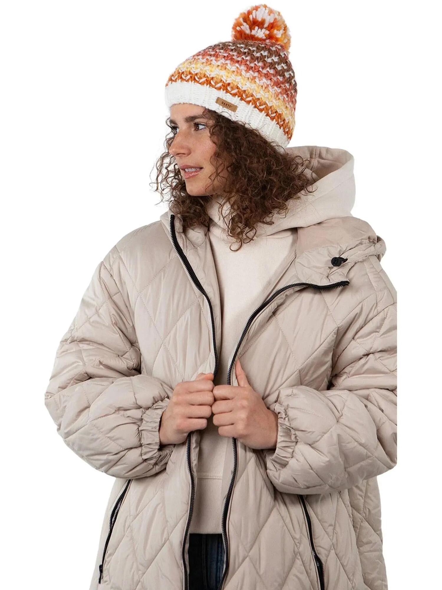 Bonnet Nicole Beanie Apricot Femme 2/2