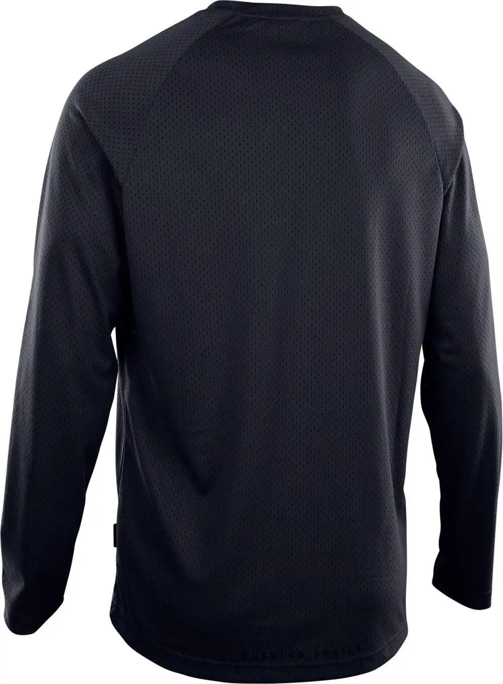 ION Logo Long Sleeve MTB Jersey Black Unisex 2/2
