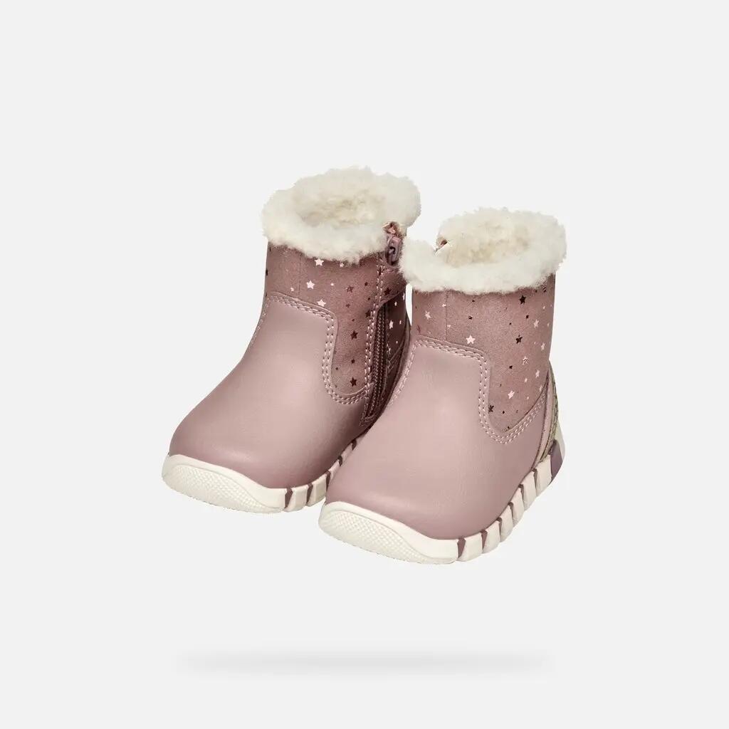 Premiers Pas Bébé Fille IUPIDOO BABY GIRL Vieux Rose/Platine 3/7