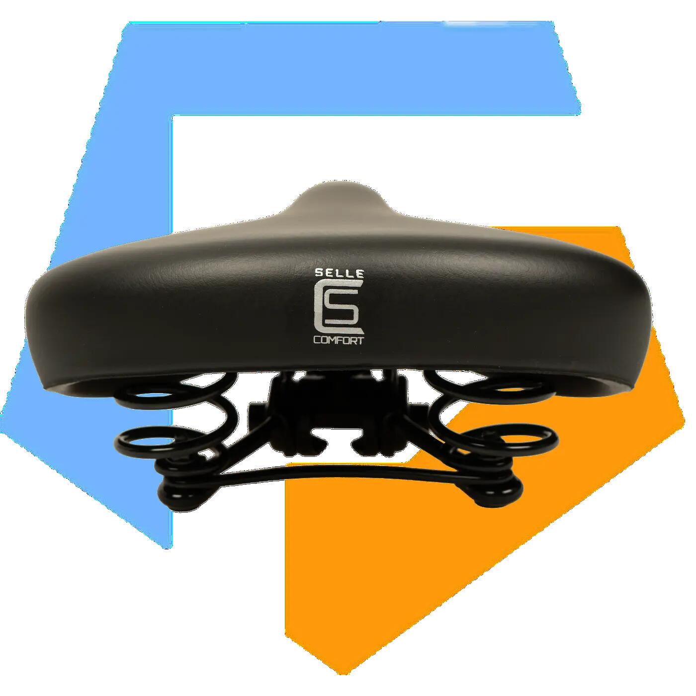 Selle Comfort City Foam Fietszadel - Vacuüm Geseald - Zwart 5/5