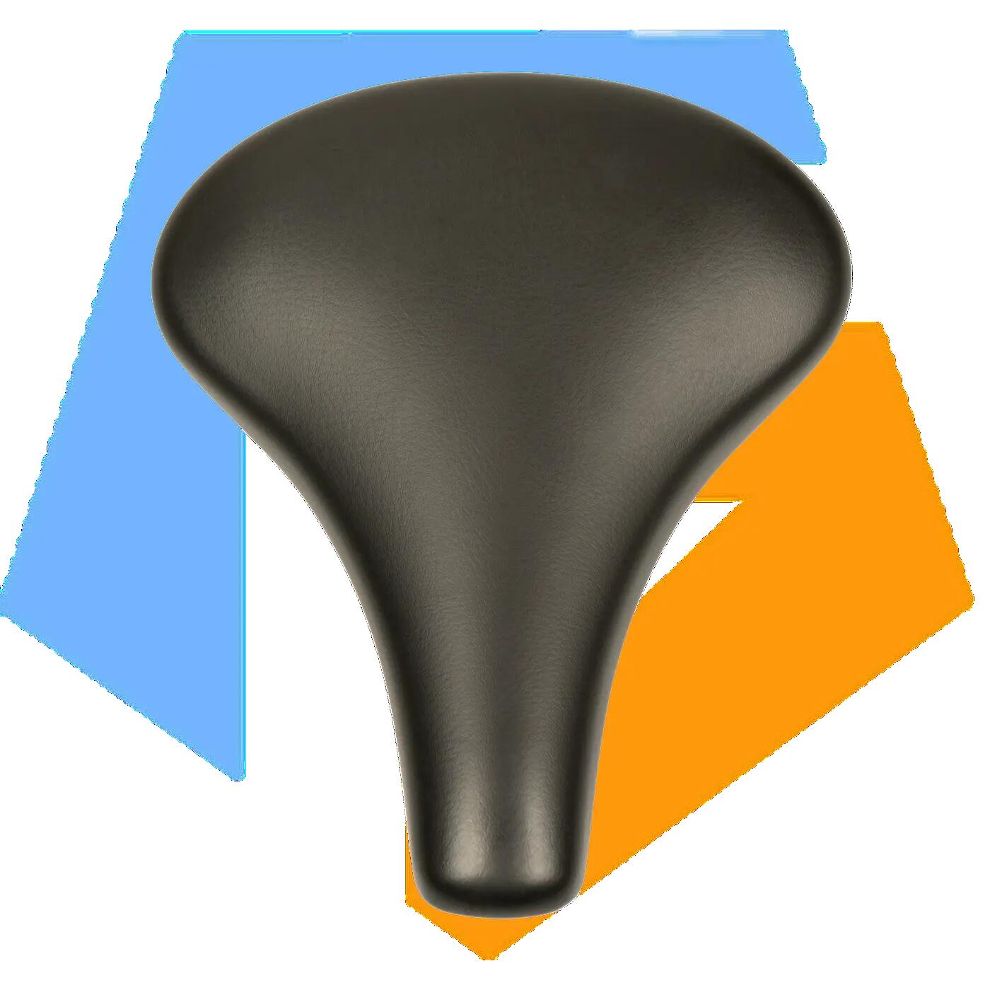 Selle Comfort City Foam Fietszadel - Vacuüm Geseald - Zwart 4/5