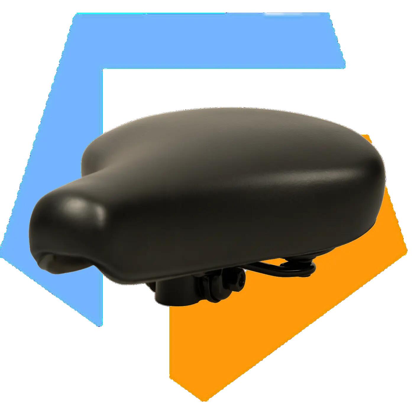 Selle Comfort City Foam Fietszadel - Vacuüm Geseald - Zwart 2/5