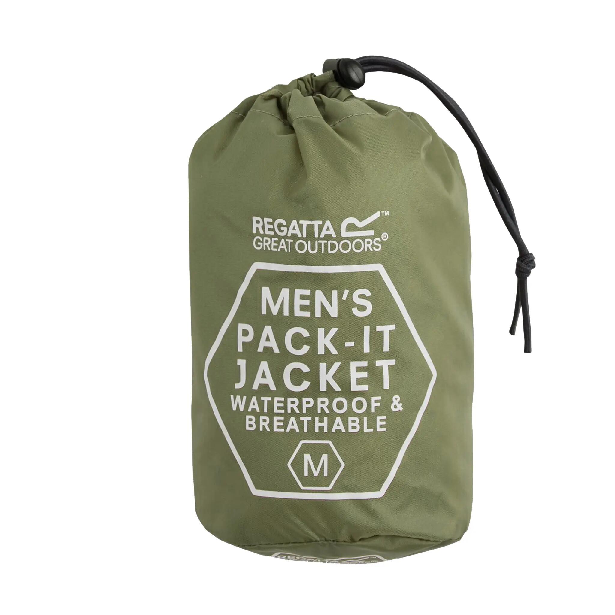 Chaqueta Senderismo Hombre Impermeable Regatta Pack It 6/7