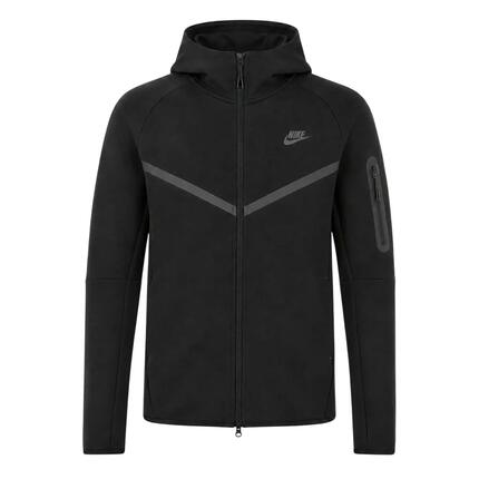 Bluza z Kapturem I Suwakiem Na Całej Długości Tech Fleece Rozmiar XL Czarny - H…