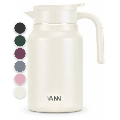 Thermoskan - family jug 1,5 l - rvs schenkkan met drukknop - dark forest