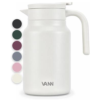 Thermoskan - family jug 1,5 l - rvs schenkkan met drukknop - dark forest