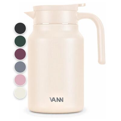 Thermoskan - family jug 1,5 l - rvs schenkkan met drukknop - dark forest