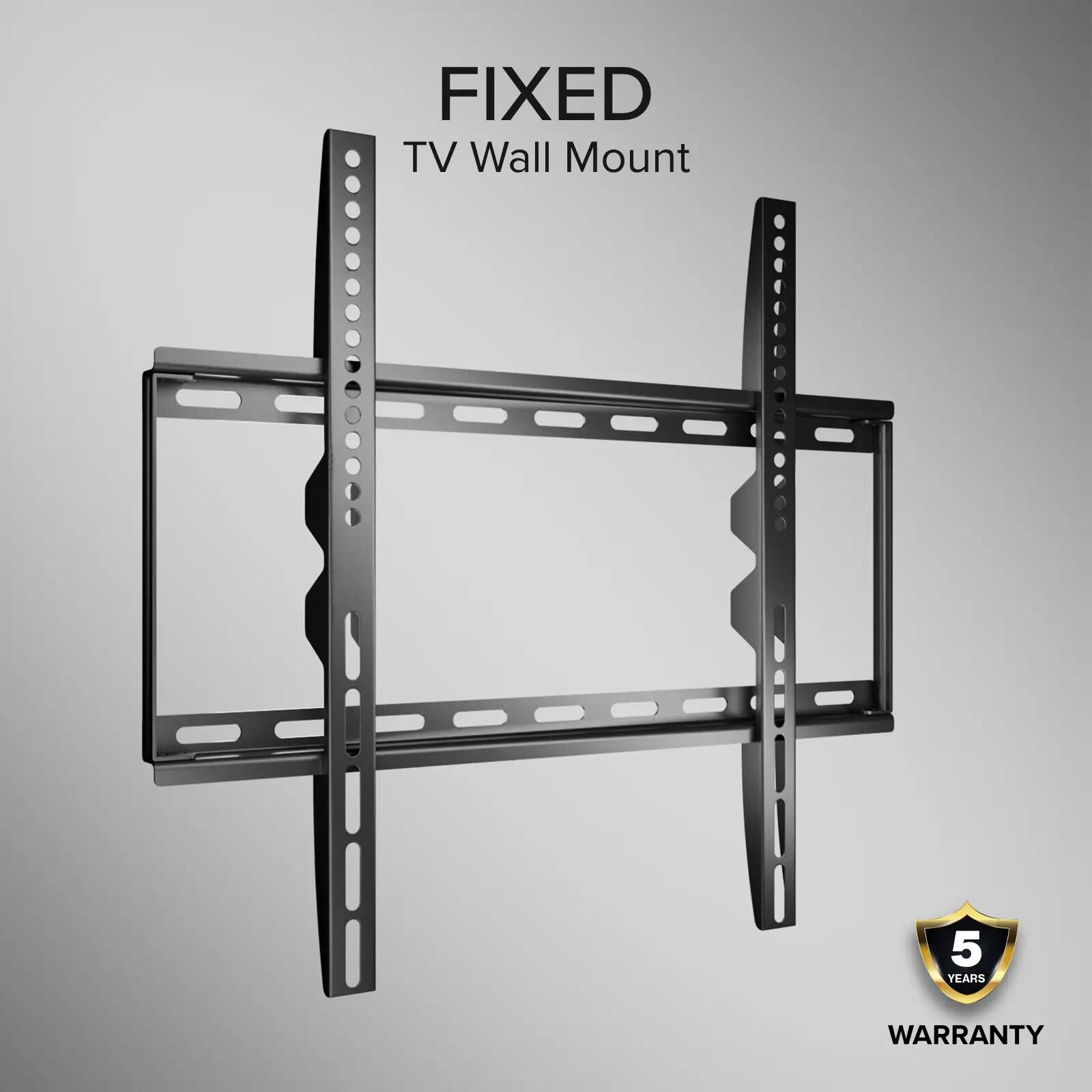 Support mural TV, FIXED, 55", 45kg, VESA 400x400 2/7