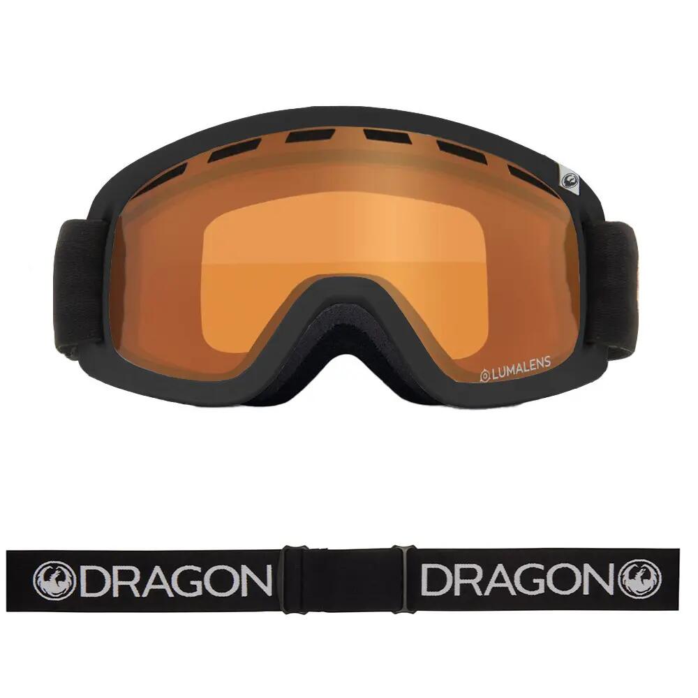 D2 Lunettes De Ski Unisexes - Black/LL Amber 2/3